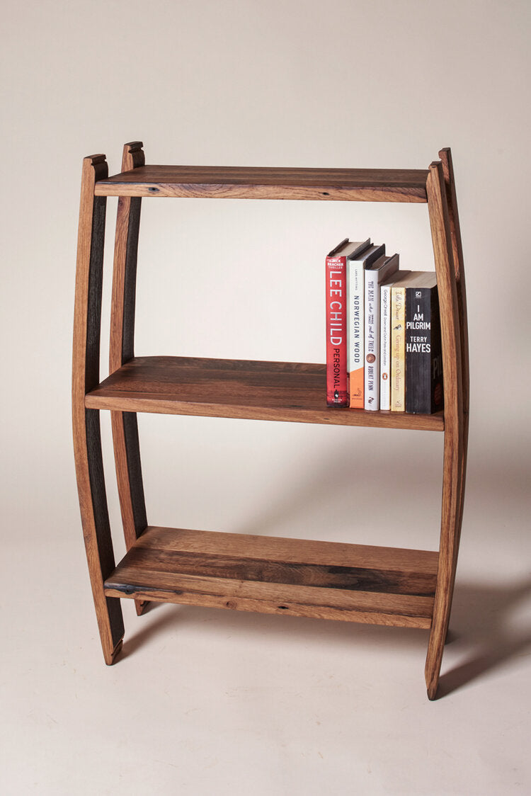 Dornoch Whisky Barrel Bookcase - More Sizes