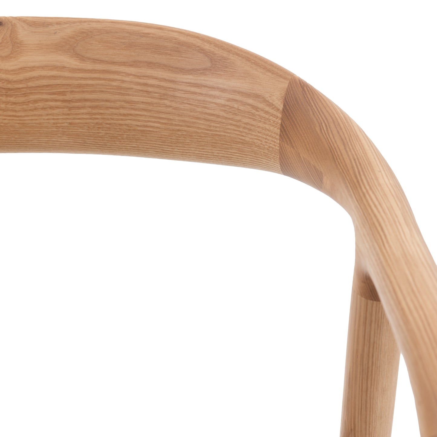 Midro oak dining chair with arms - upholstered seat