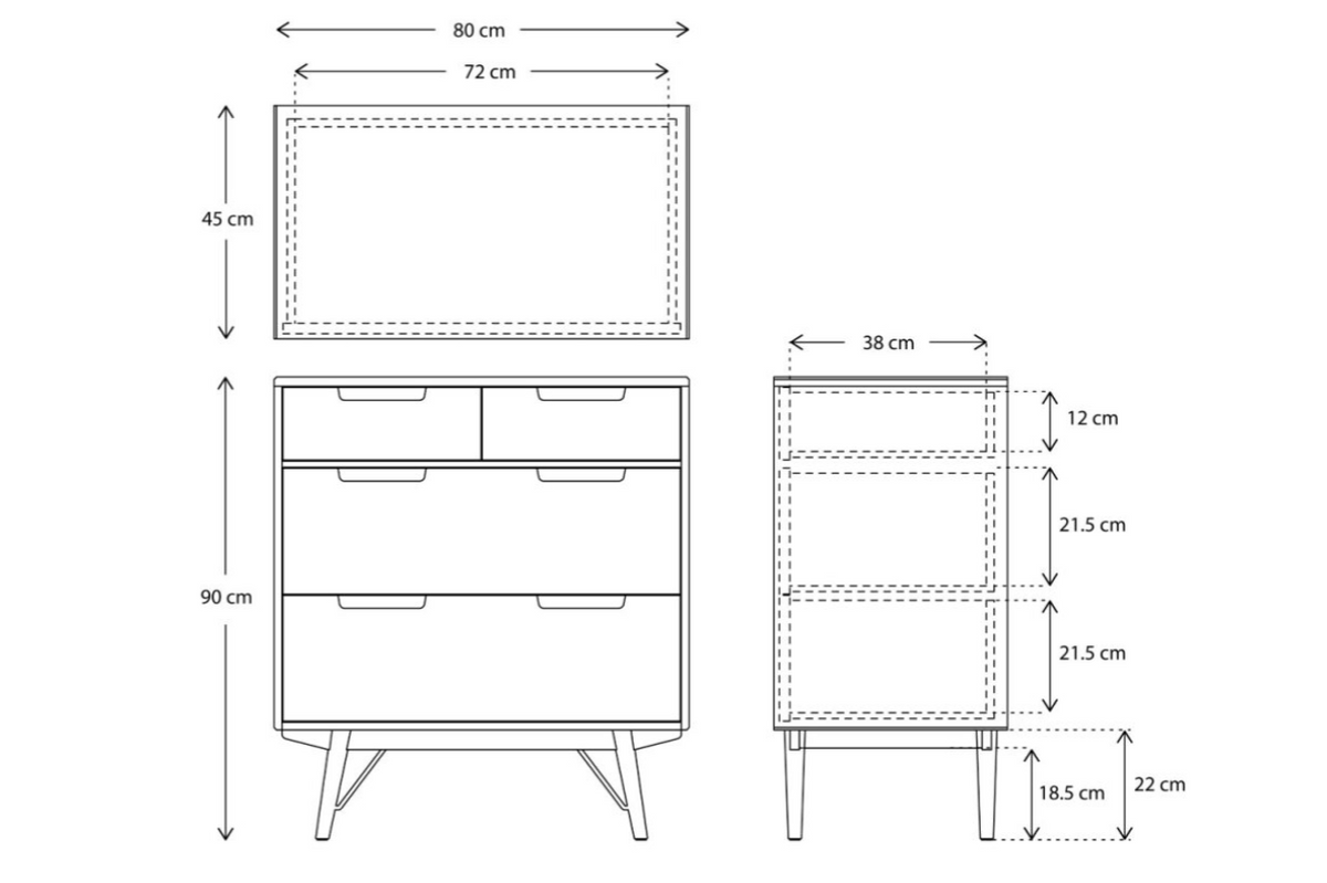 Swyft Chest of Drawers 02 - More Colours