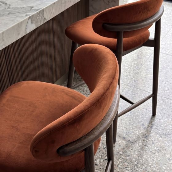 Sonder dark oak bar stool - more colours
