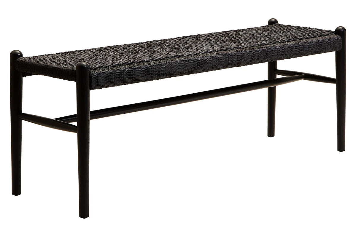 Carsenn dining bench - rope seat