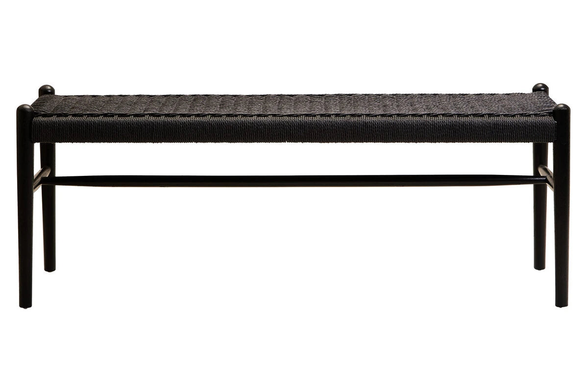 Carsenn dining bench - rope seat
