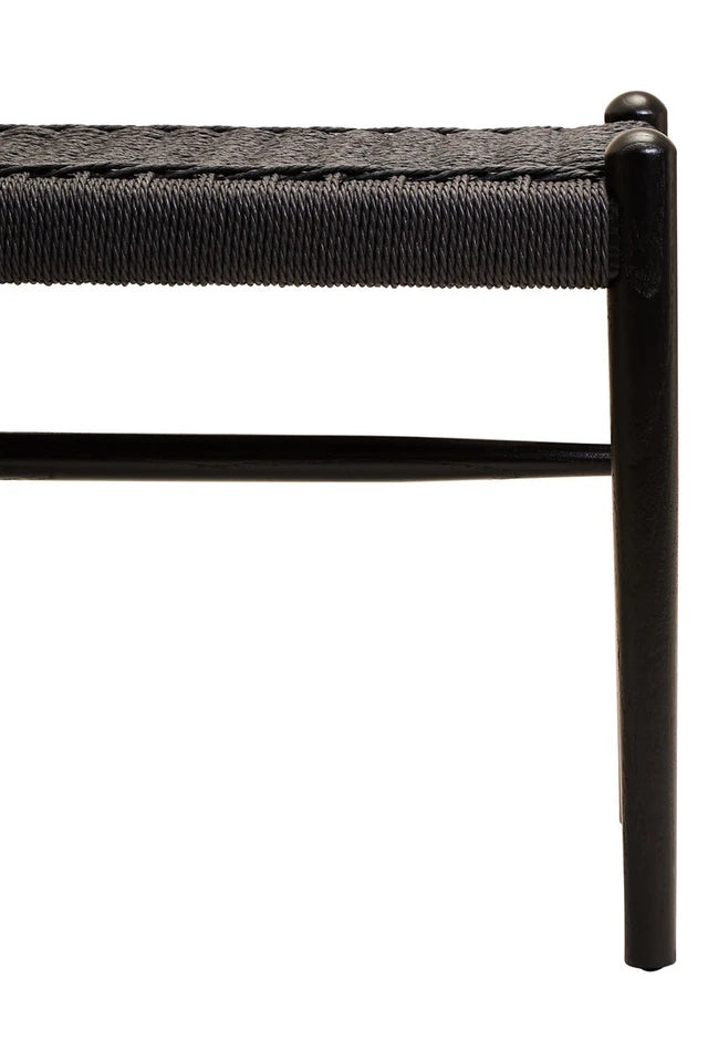 Carsenn dining bench - rope seat