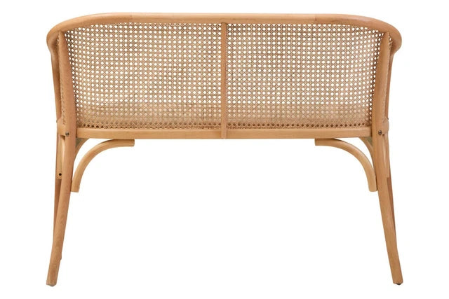 Century dining bench with arms