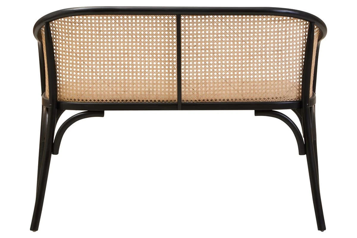 Century dining bench with arms