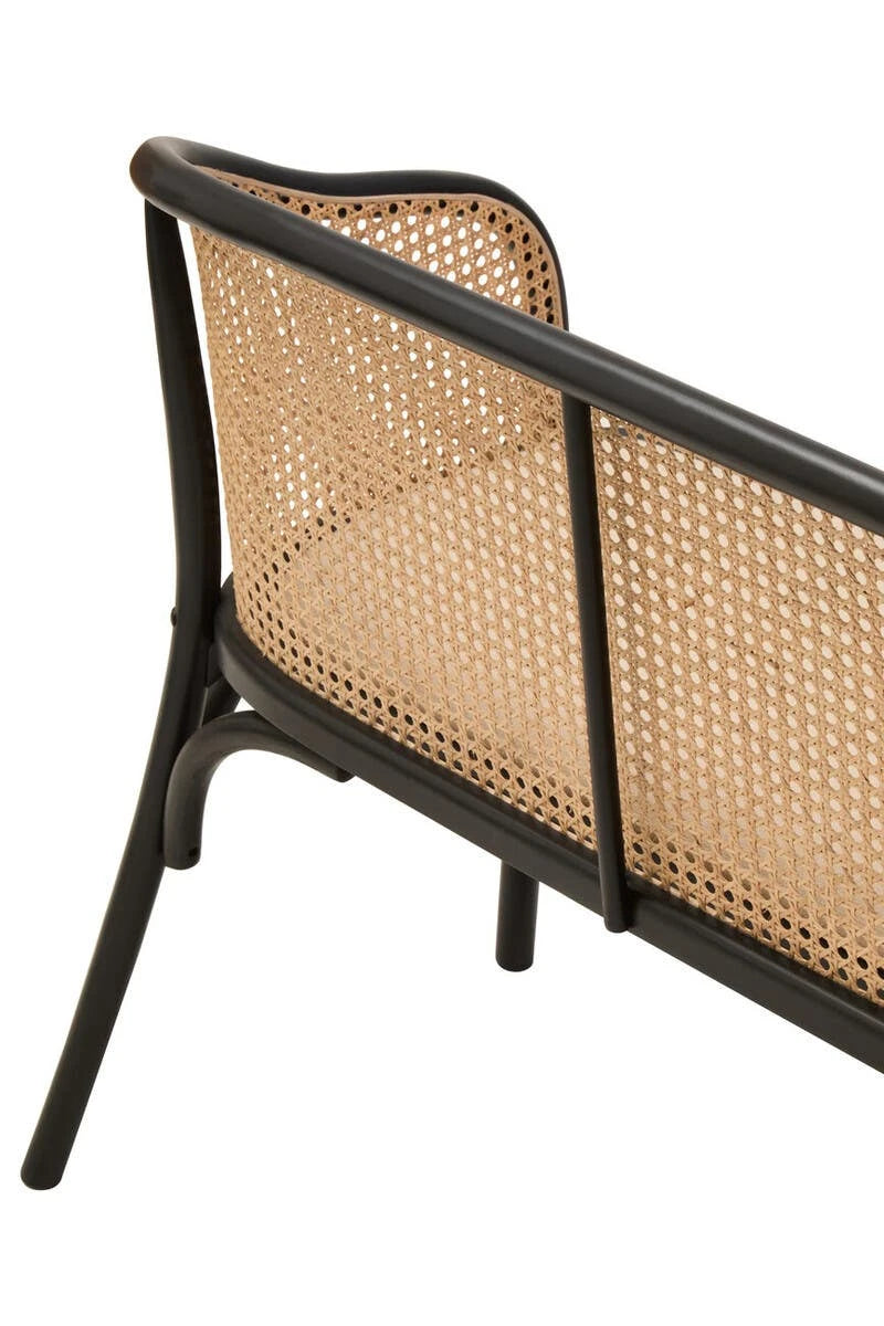 Century dining bench with arms