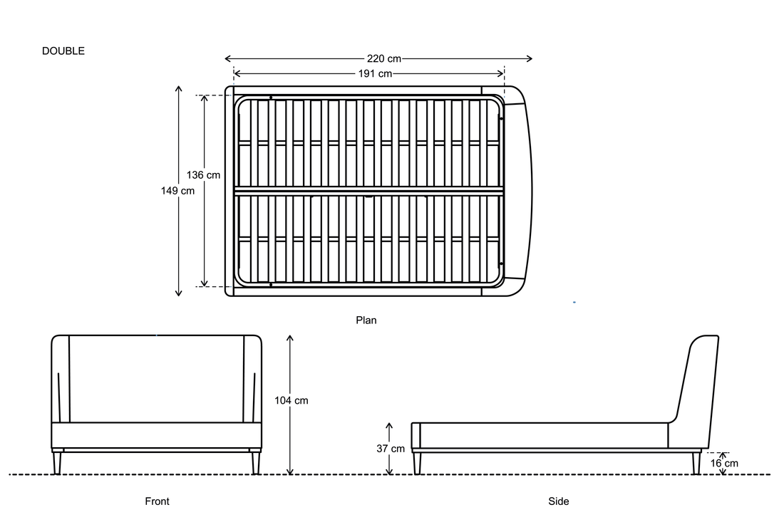 Swyft Bed 02 - More Sizes & Colours
