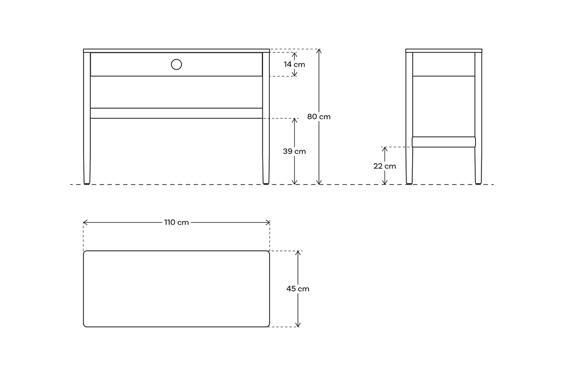 Swyft Console Table 02 - More Colours