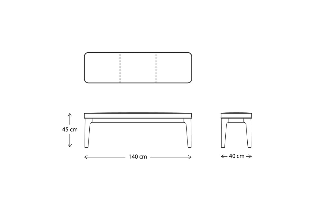 Swyft Dining Bench 01 - More Colours