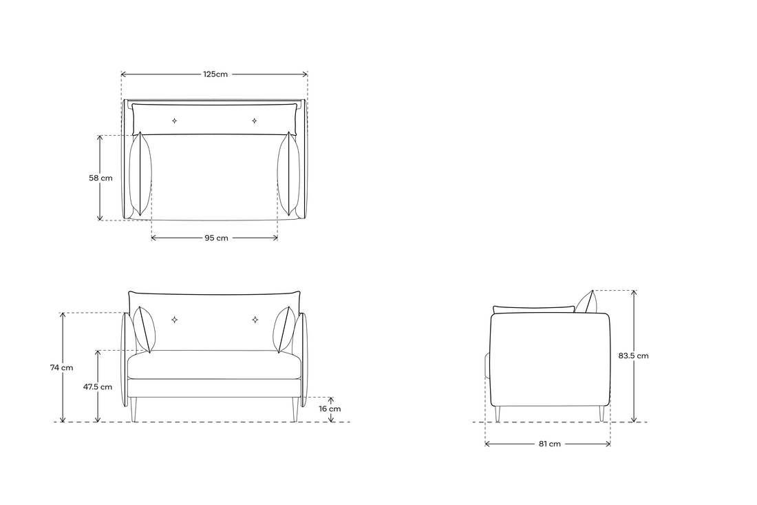 Swyft Model 19 Loveseat - More colours