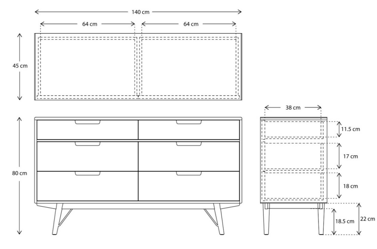 Swyft Chest of Drawers 01 - More Colours
