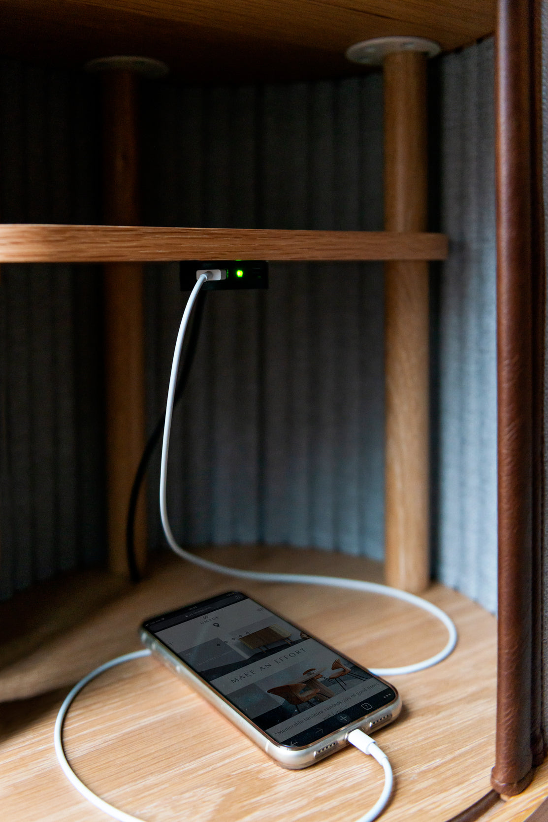 Audacious USB side table - more colours