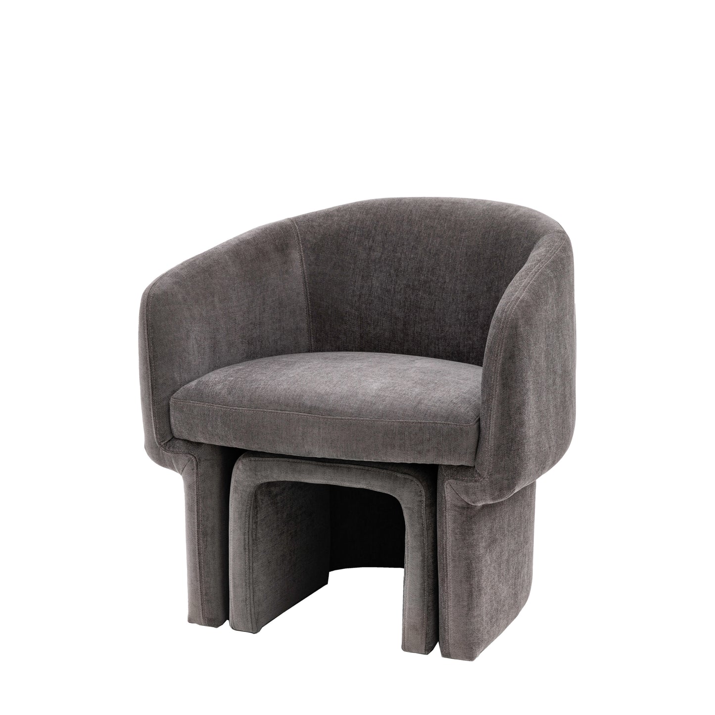 Azka Chair & Footstool