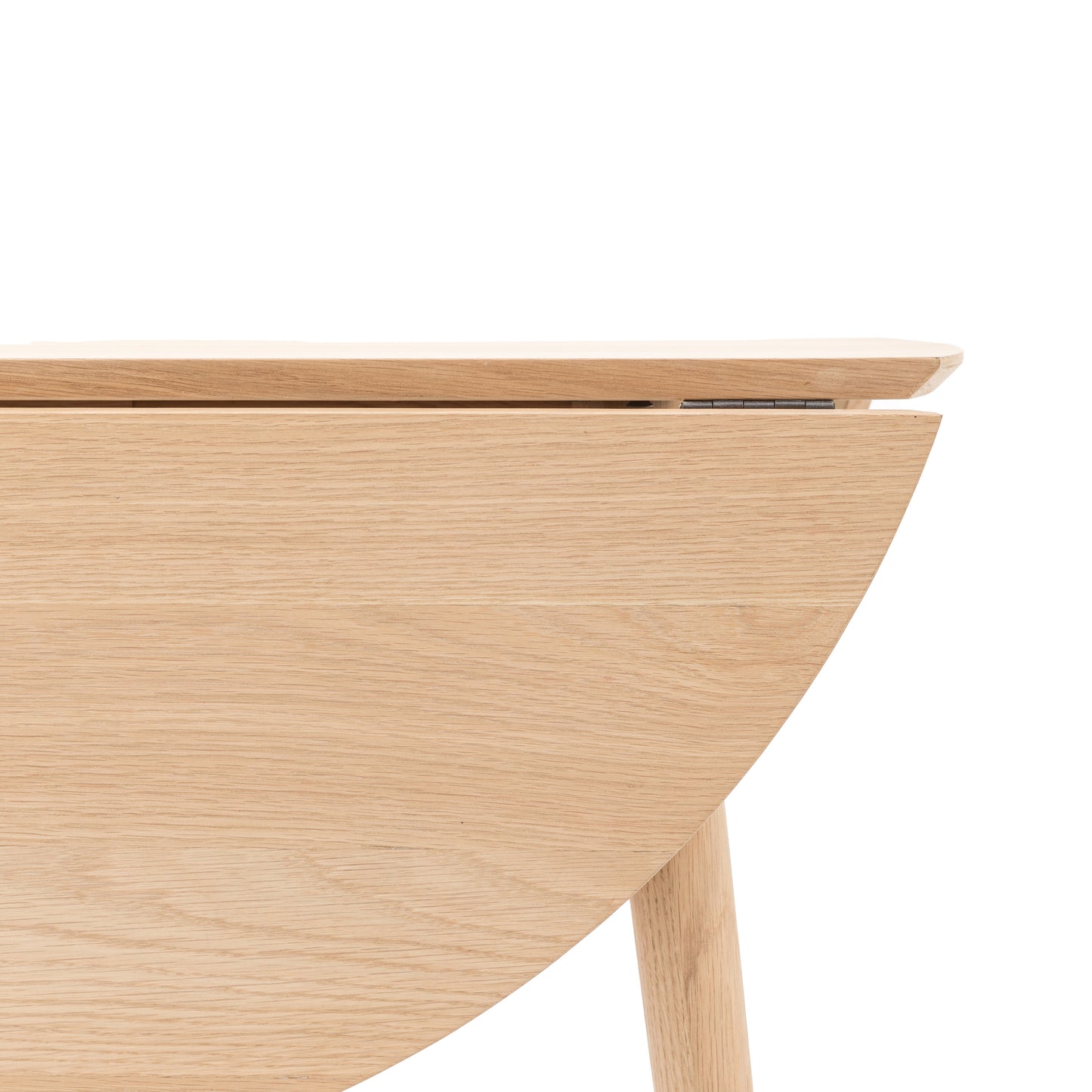 Hatta Drop-Leaf Round Dining Table