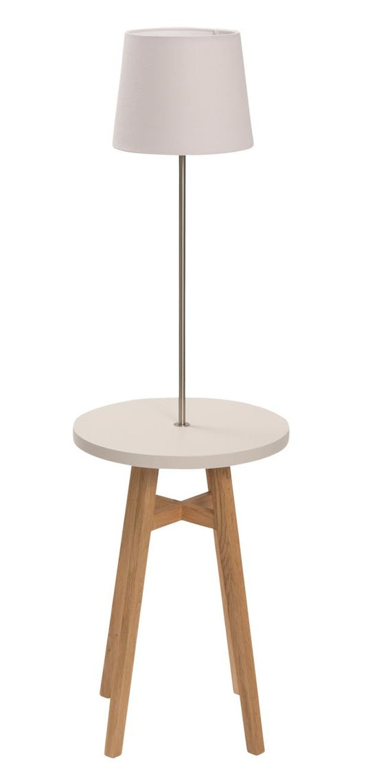 Kinsel Side Table with Lamp - More Colours & Sizes
