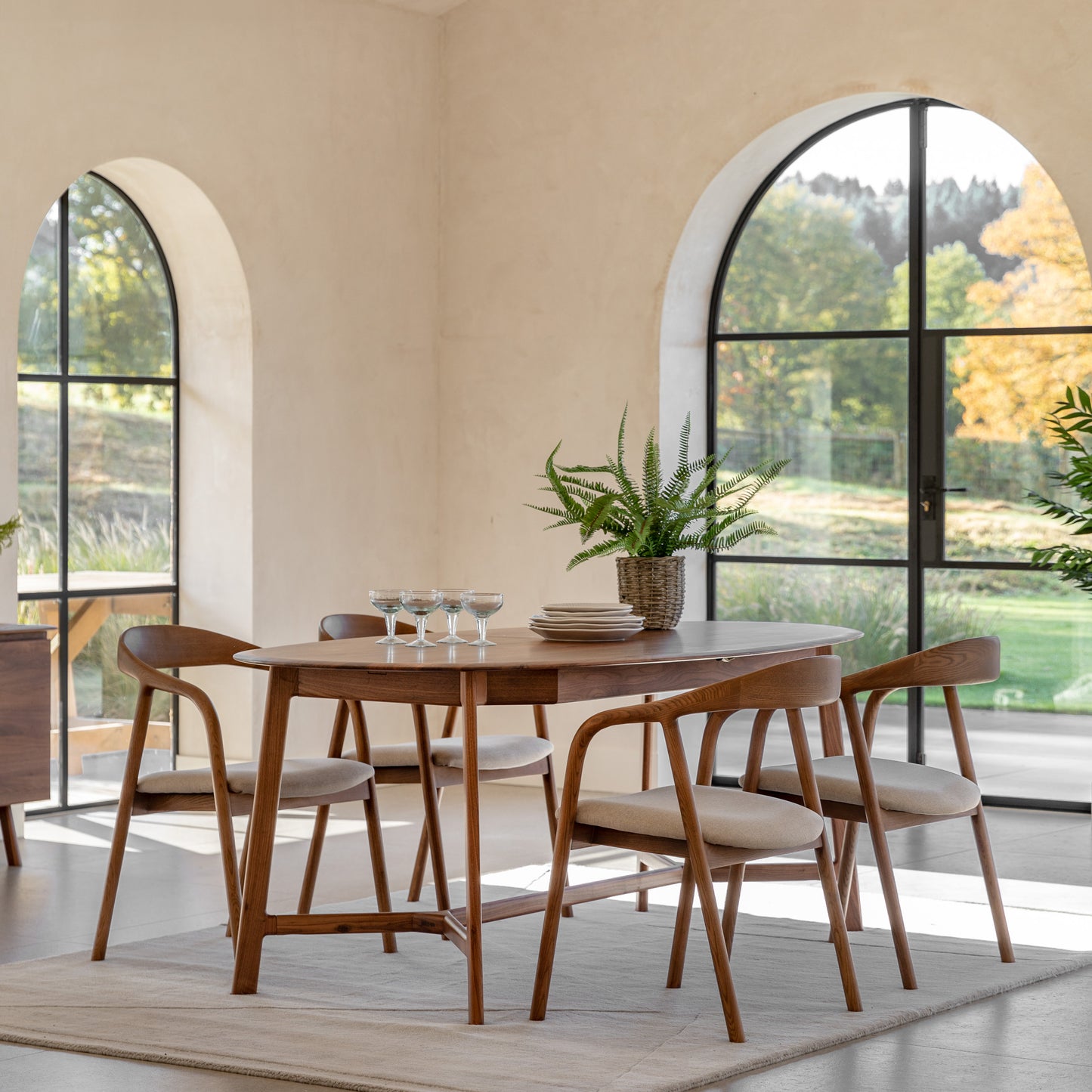 Midro Extending Oval Dining Table