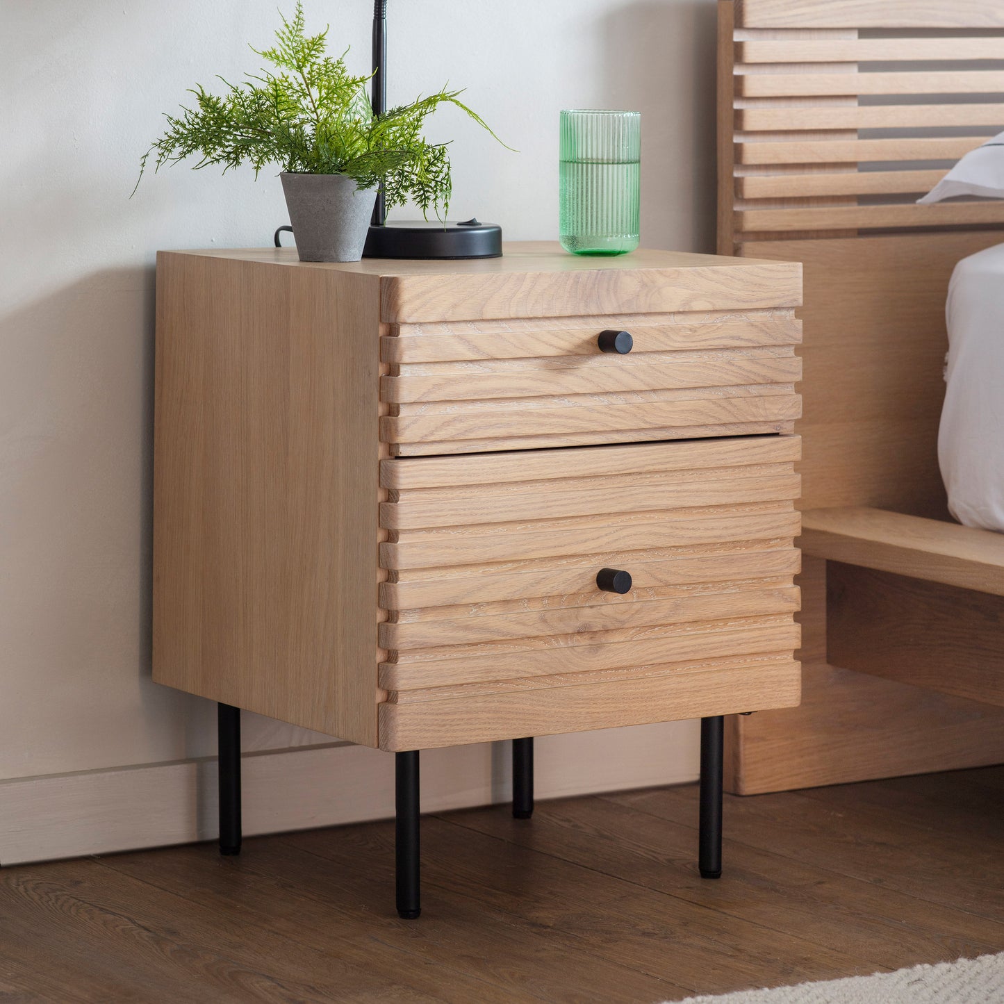Oko 2-Drawer Bedside