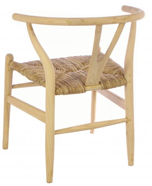 Shoreden wishbone dining chair - rush seat