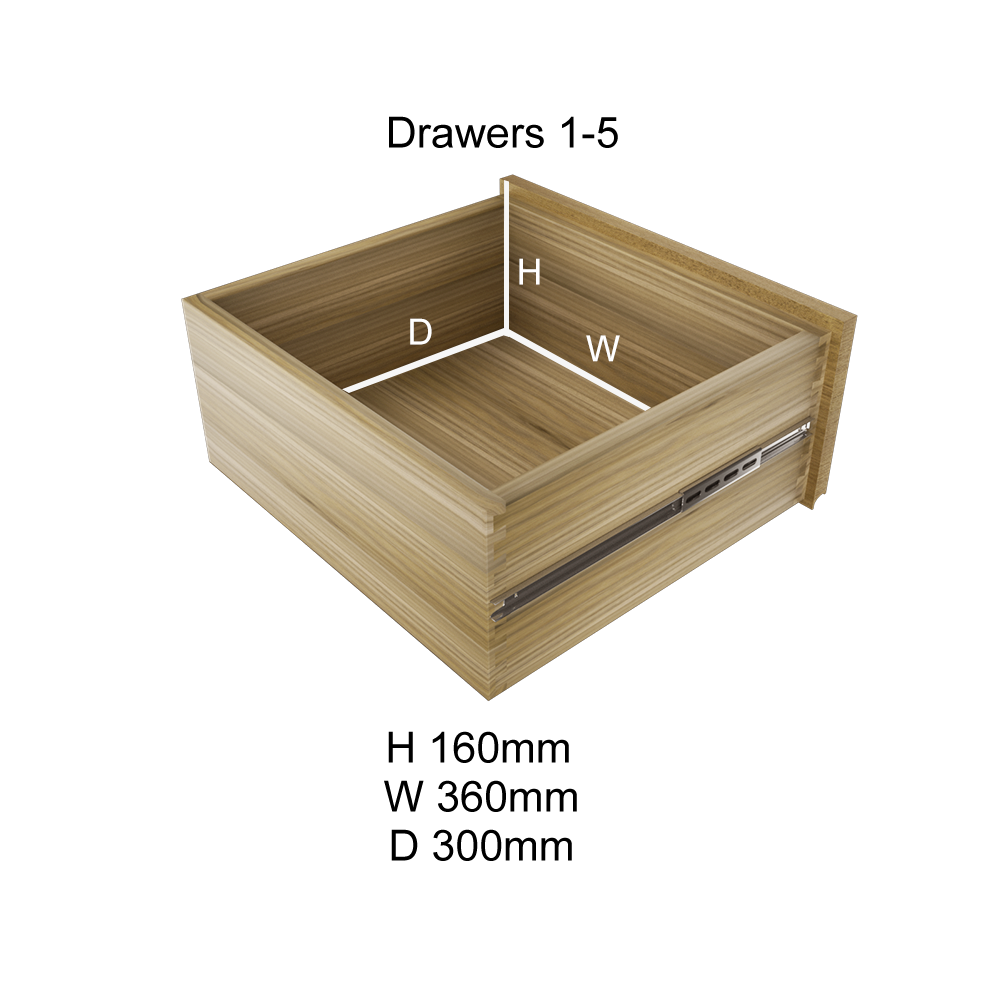 Skander 5-Drawer Slim Chest