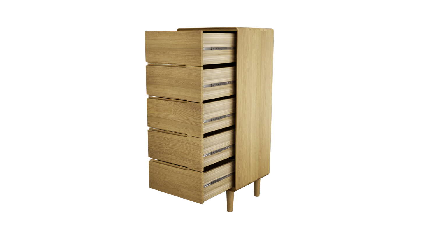 Skander 5-Drawer Slim Chest