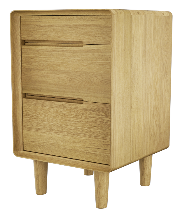 Skander 3-Drawer Bedside
