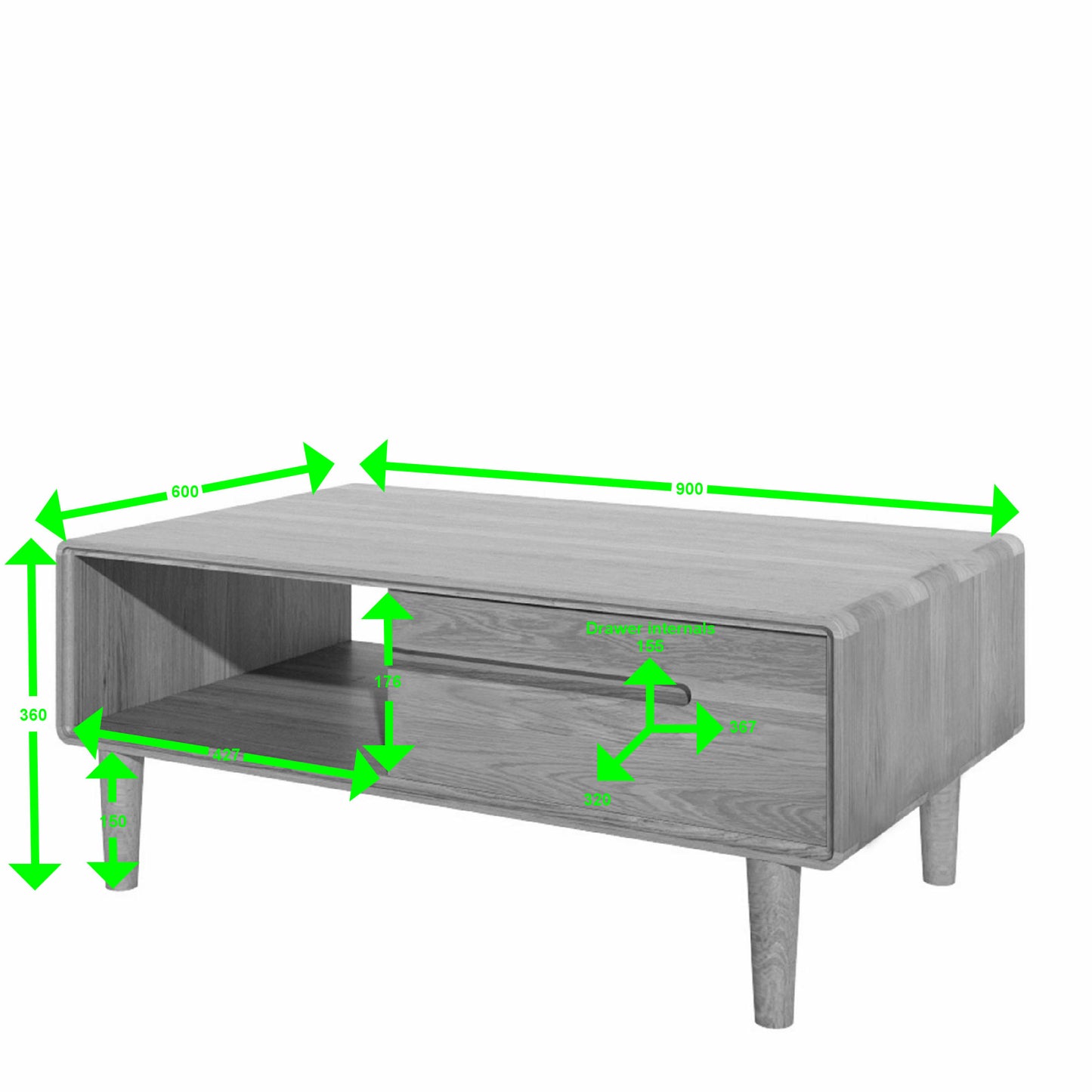 Skander Drawer Coffee Table