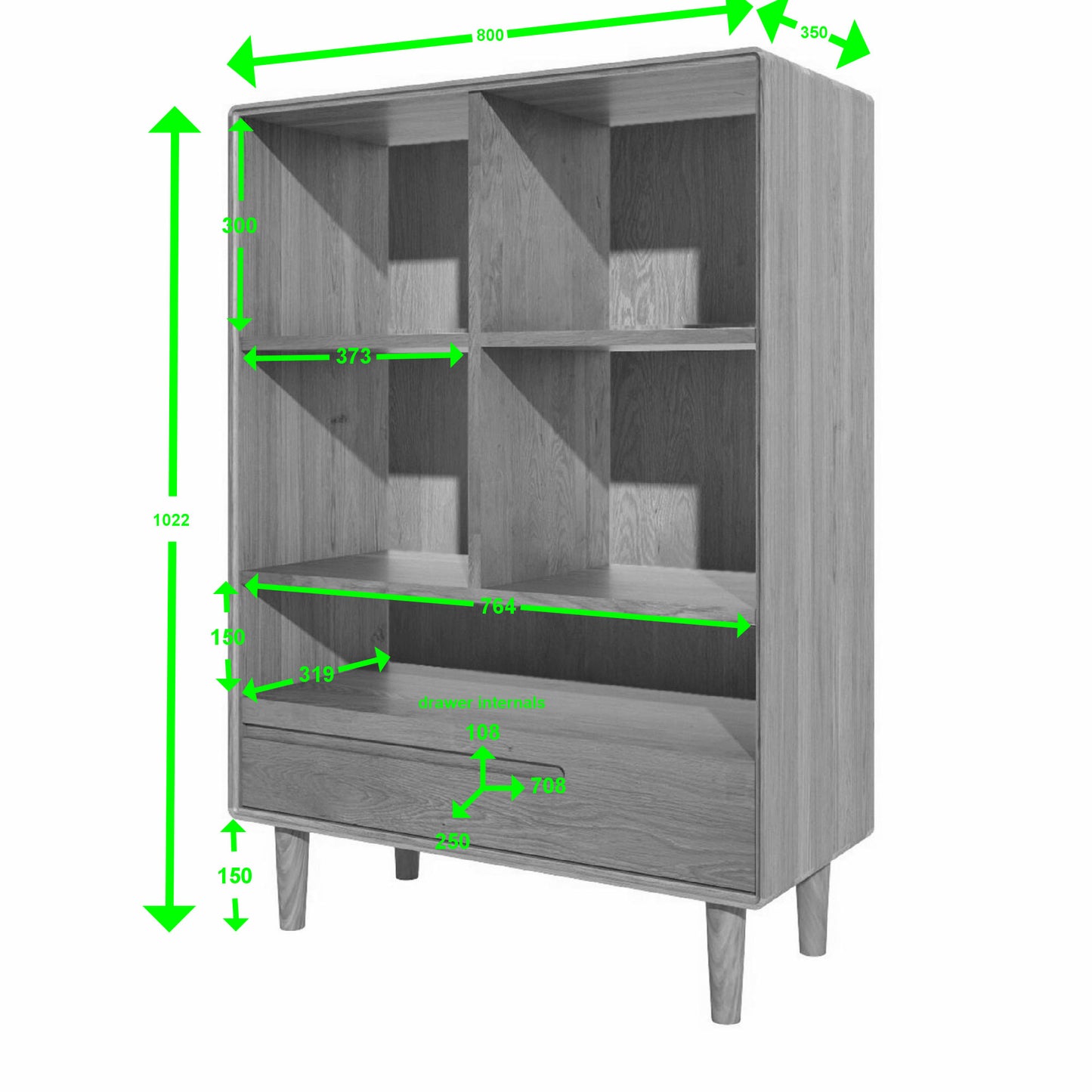 Skander Small Bookcase / Shelving