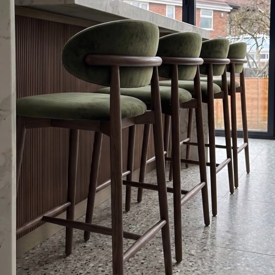 Sonder dark oak bar stool - more colours
