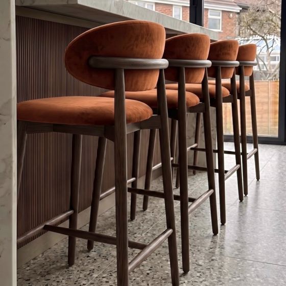 Sonder dark oak bar stool - more colours