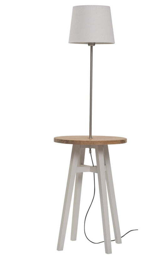 Tanbe Side Table with Lamp - More Colours & Sizes