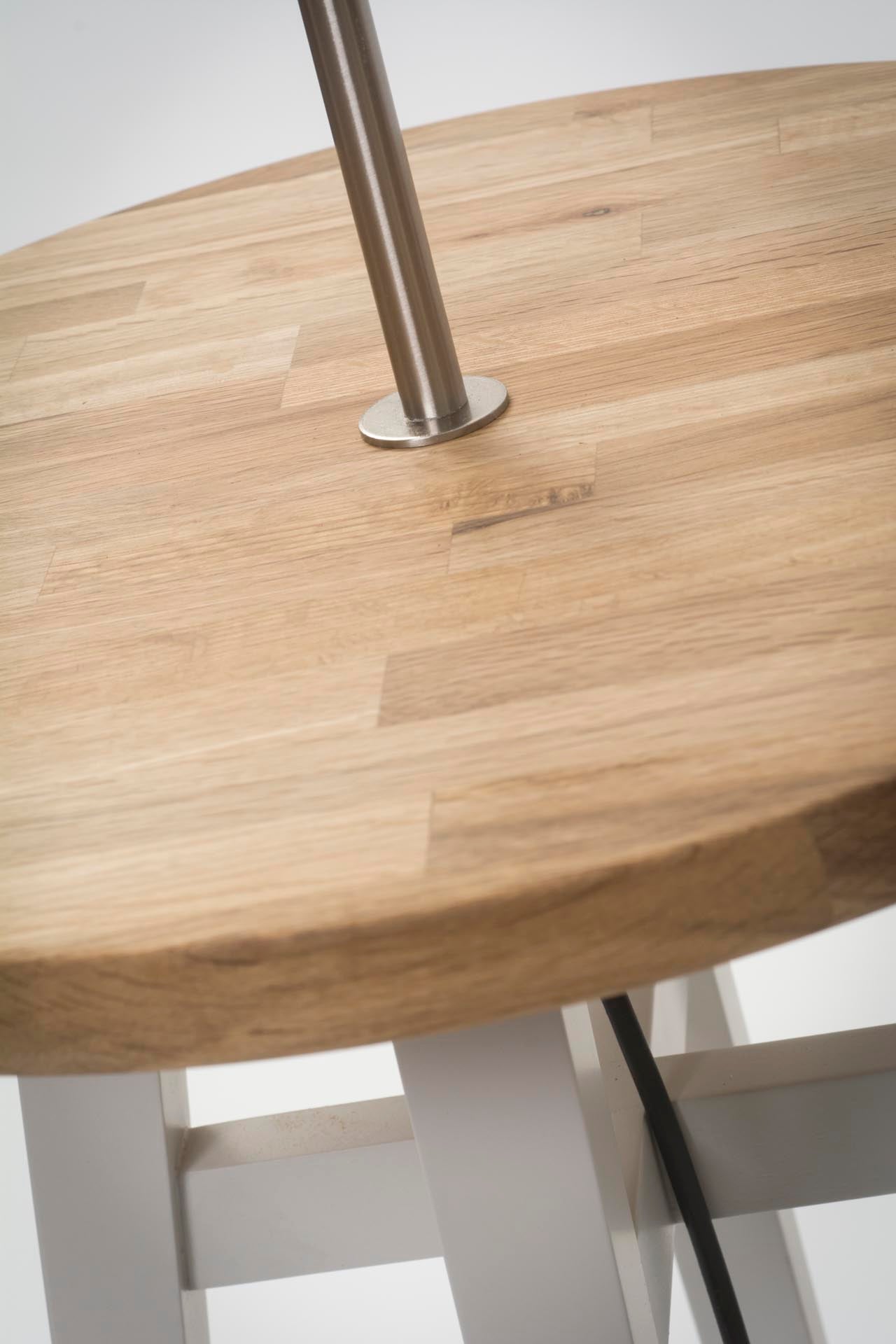 Tanbe Side Table with Lamp - More Colours & Sizes