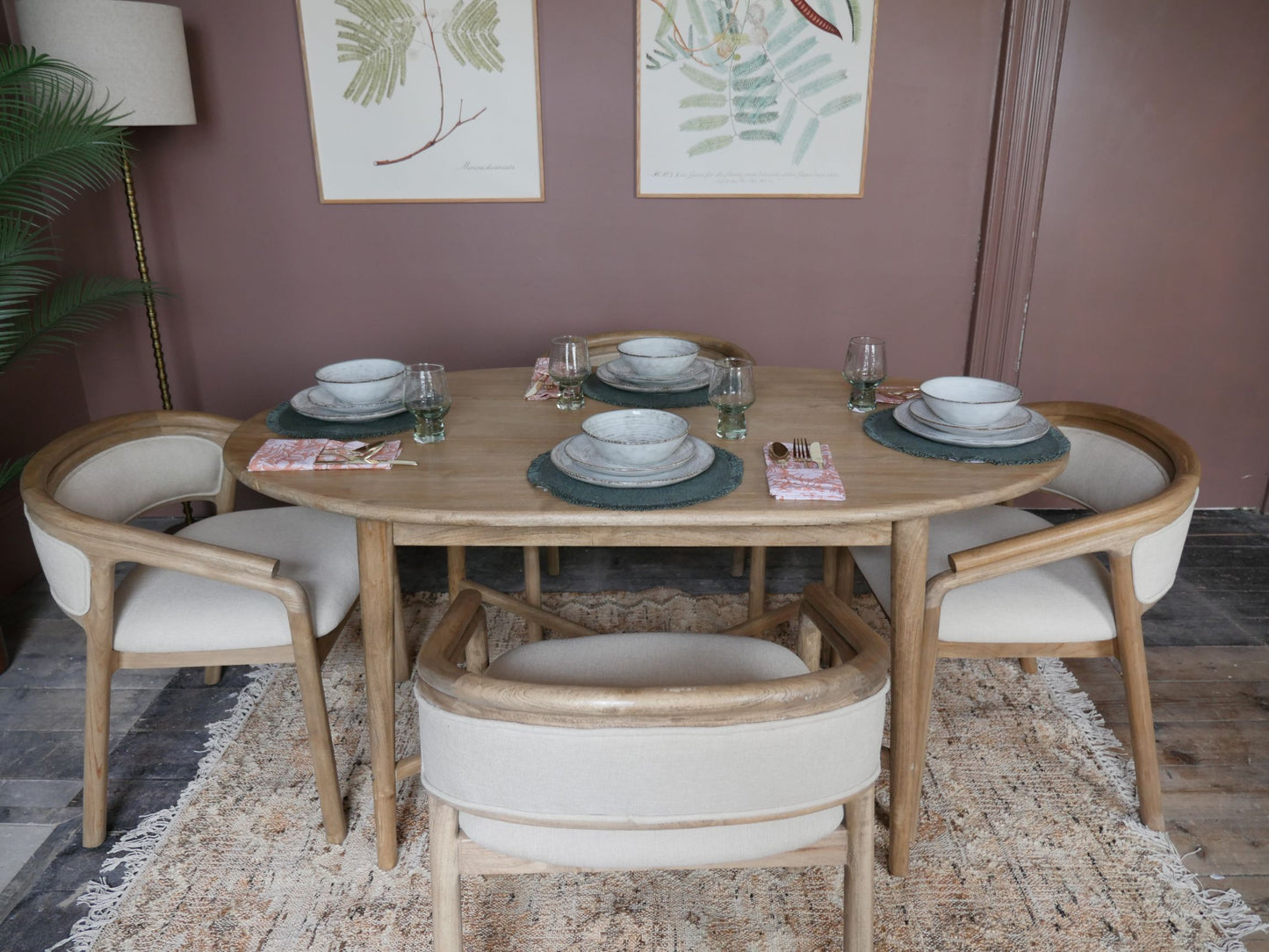 Tika Oval Dining Table
